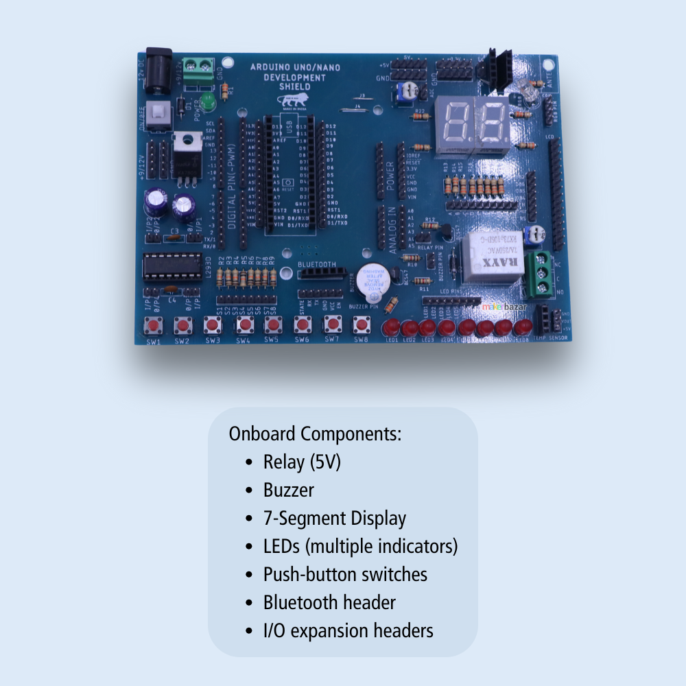 Uno/Nano Development Board for Learning/DIY