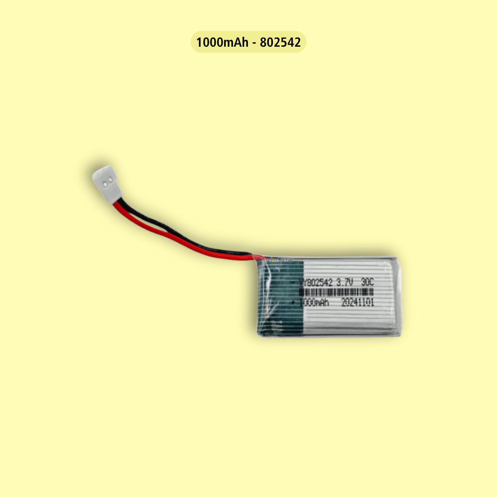 Generic: Drone Lipo Battery - Single Cell 3.7V Lithium Polymer Battery for Mini Drone