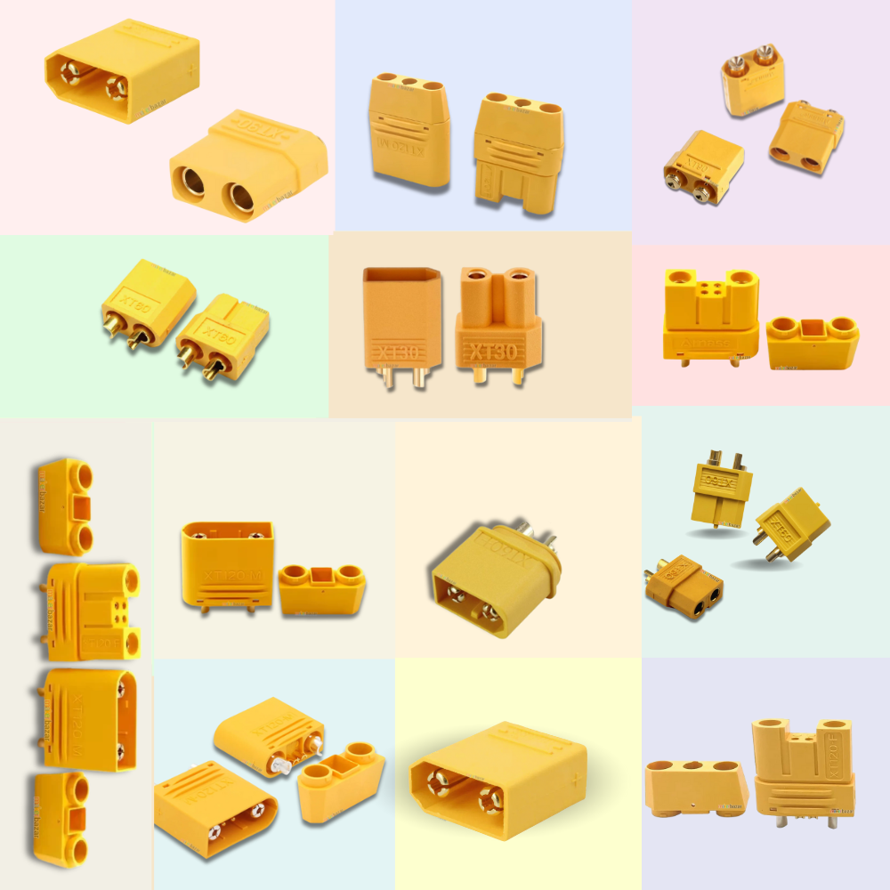 Amass XT-Series Original LiPo Battery Connectors Adapters