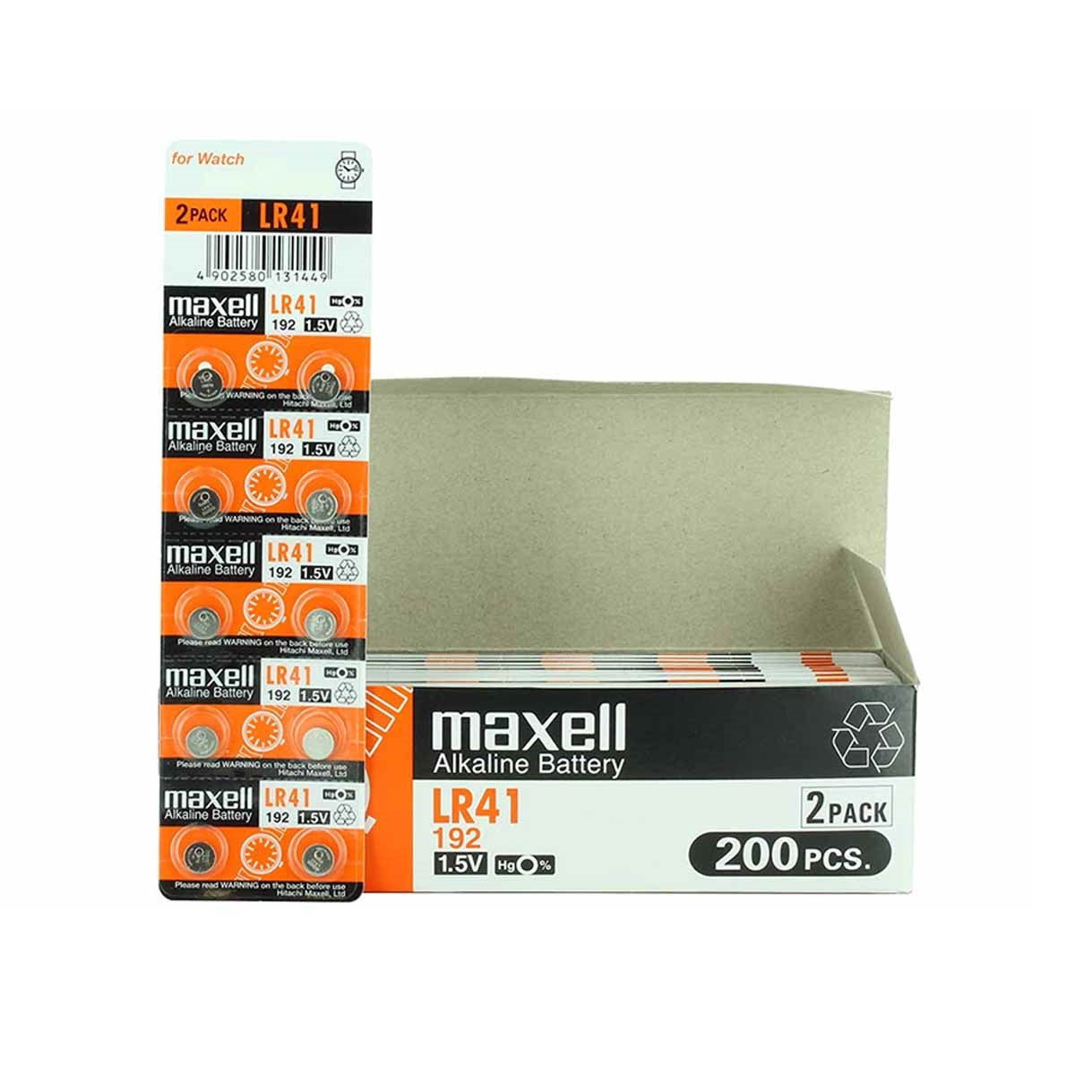 Maxell Original 1.5V Non-Rechargeable Round Alkaline Button Battery