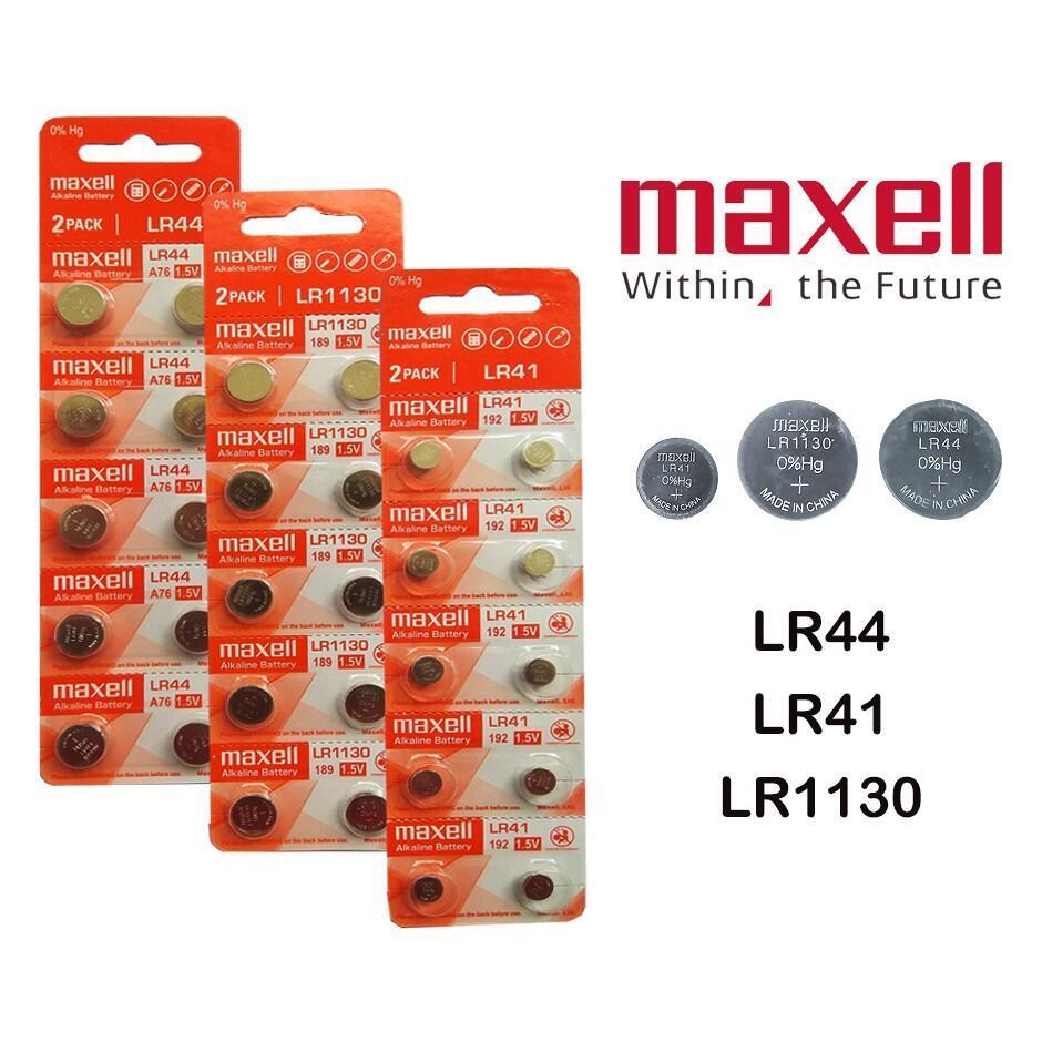 Maxell Original 1.5V Non-Rechargeable Round Alkaline Button Battery