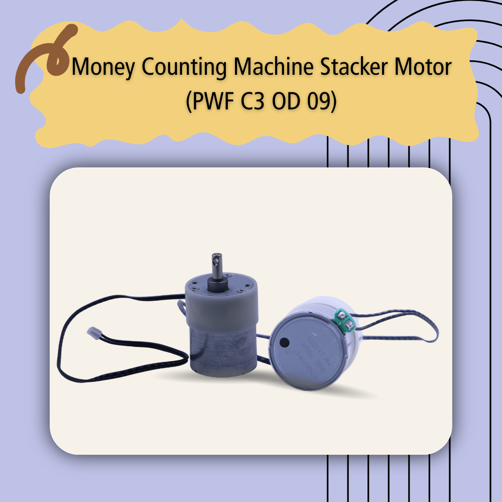 9V 110RPM Currency Counting Machine Stacker Motor