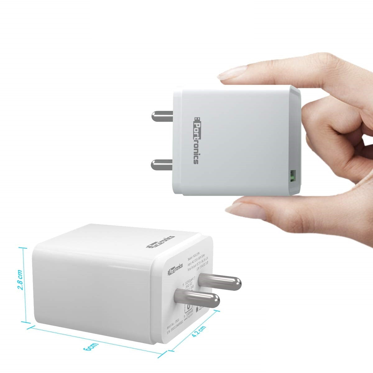 Portronics: DC Adaptor USB Chargers
