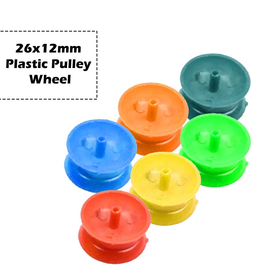 Plastic Pulley Wheel for DC Toy Motor