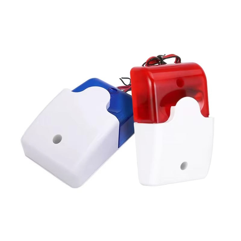 Mini Strobe Wired Siren Indicator Light Sound Alarm Lamp Flashing