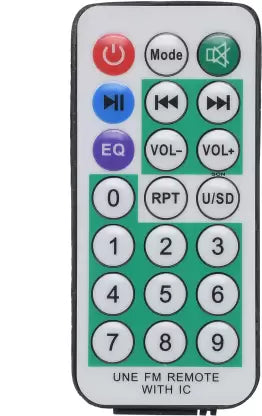 Infrared IR Slim Remote Controller for RC Devices/Audio Player/DIY Projects