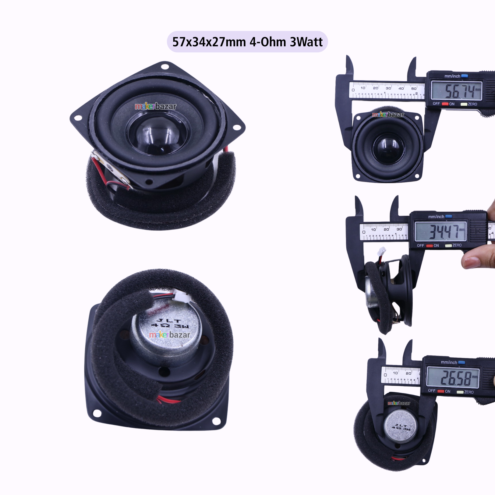 2-Inch Internal Magnet Speakers With Frame
