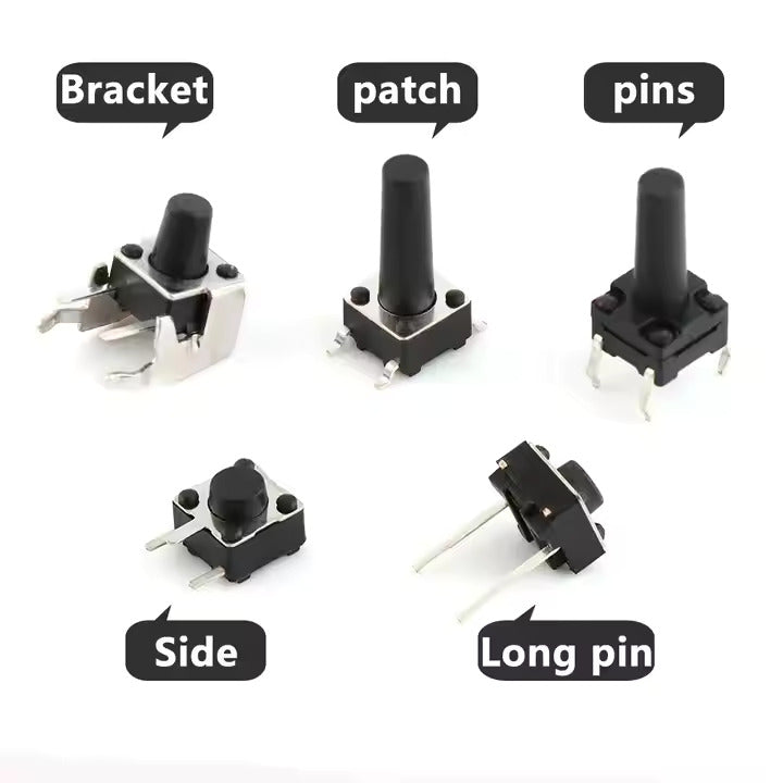 4.5x4.5mm SMD Patch Tactile Micro Push Button Switch 4-Pins