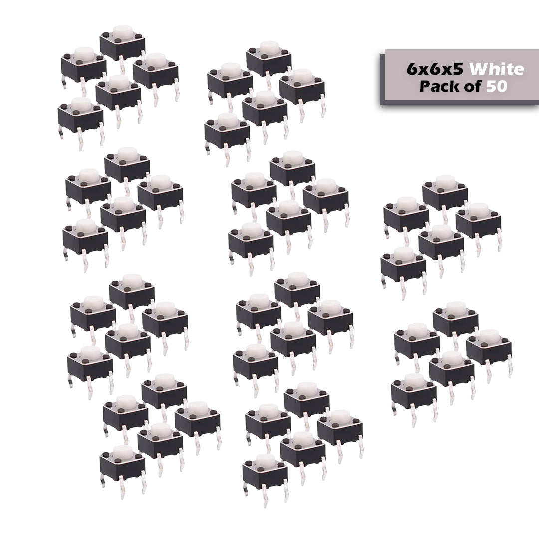 6x6mm DIP Mini Tactile Push Button Switch - 4Legs