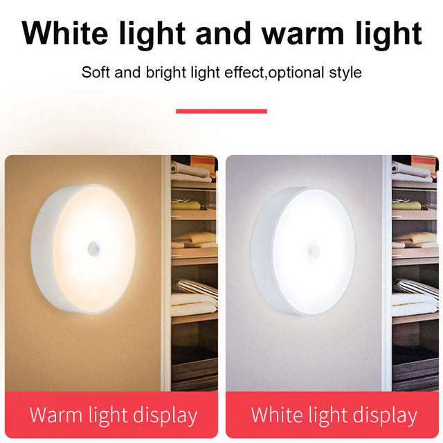 Self Adhesive Rechargeable Wireless Motion Sensor Light