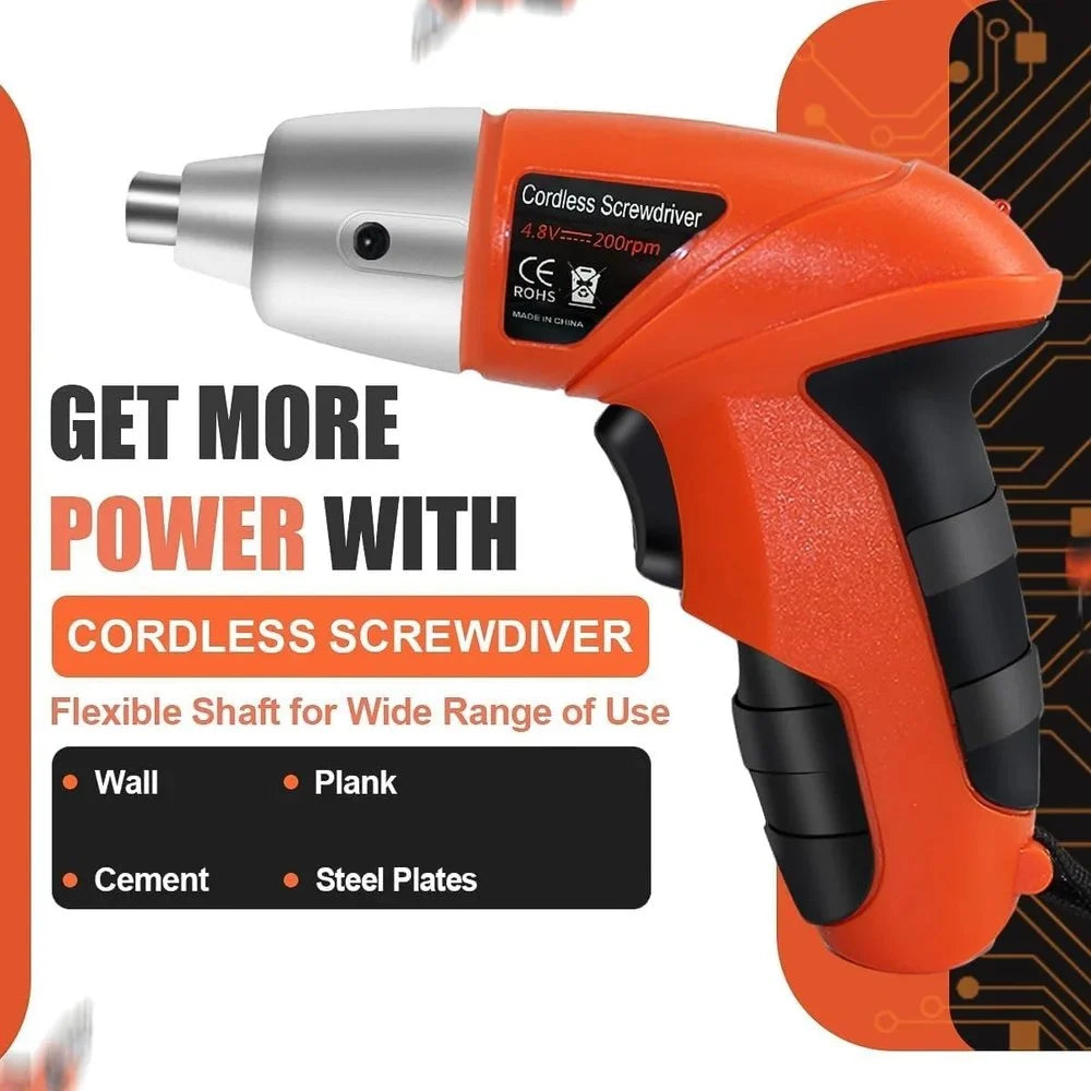 Generic Cordless Electric Screwdrivers: Compact, Powerful & Easy to Use