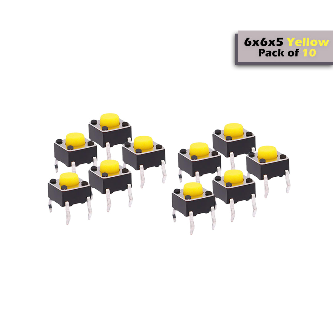 6x6mm DIP Mini Tactile Push Button Switch - 4Legs