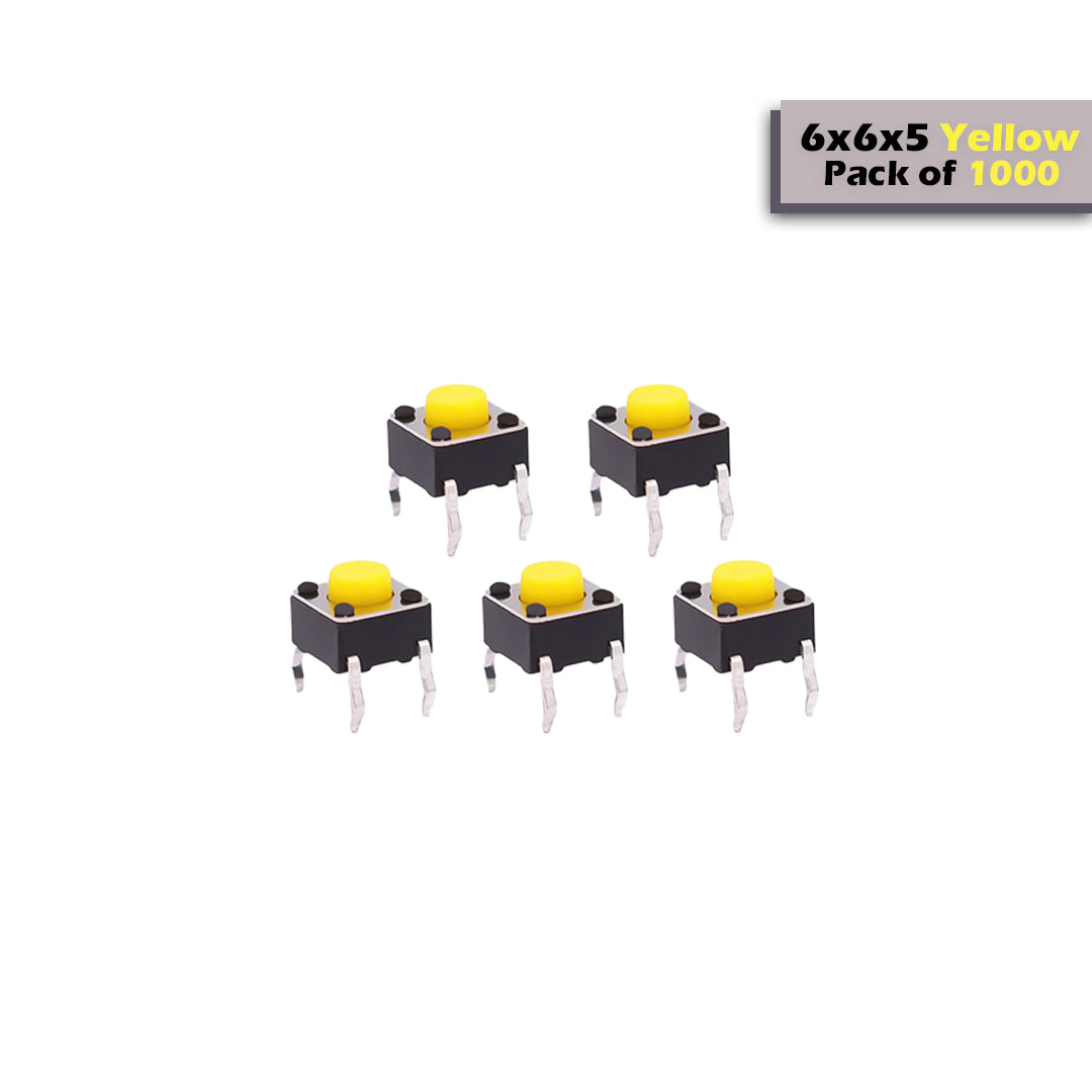 6x6mm DIP Mini Tactile Push Button Switch - 4Legs