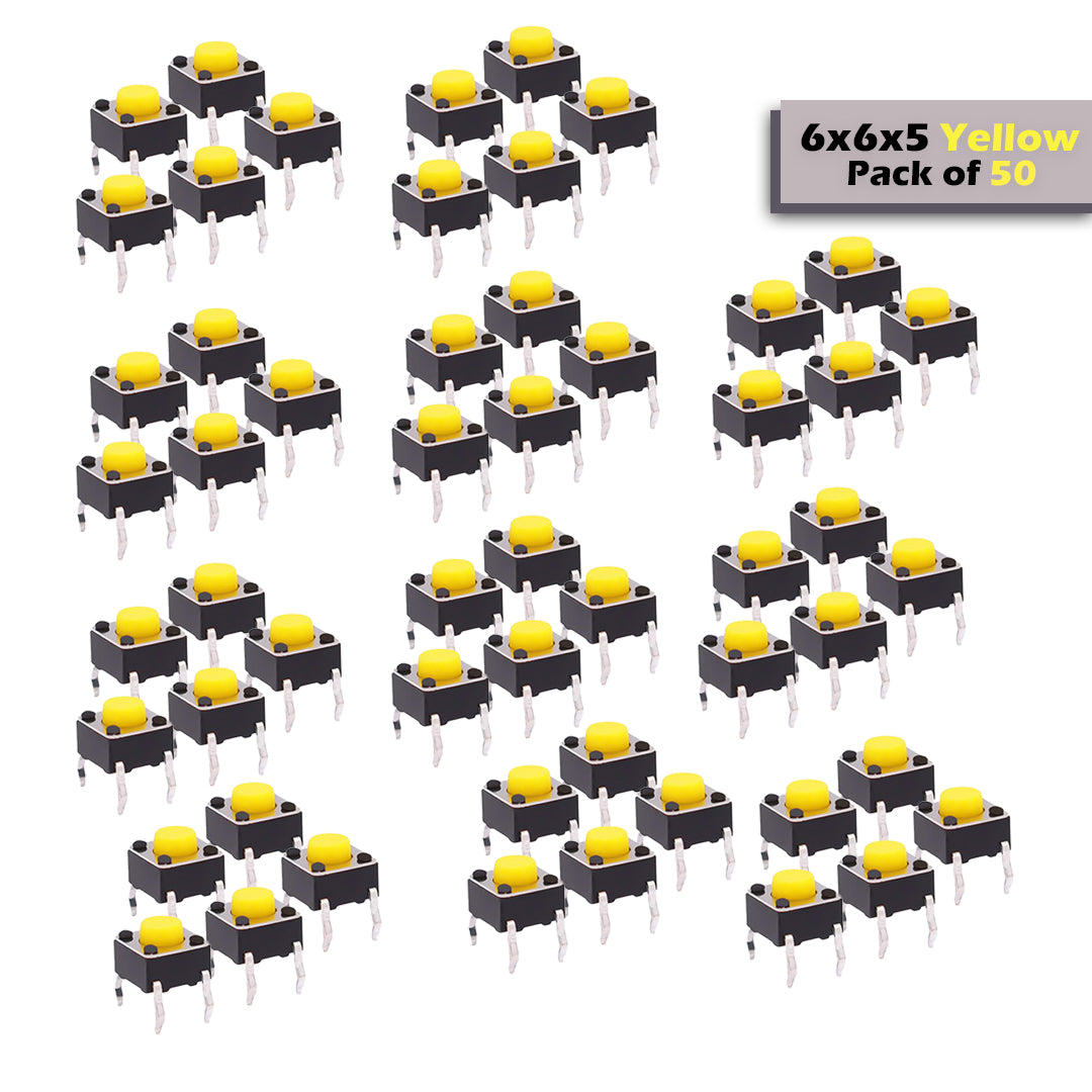 6x6mm DIP Mini Tactile Push Button Switch - 4Legs