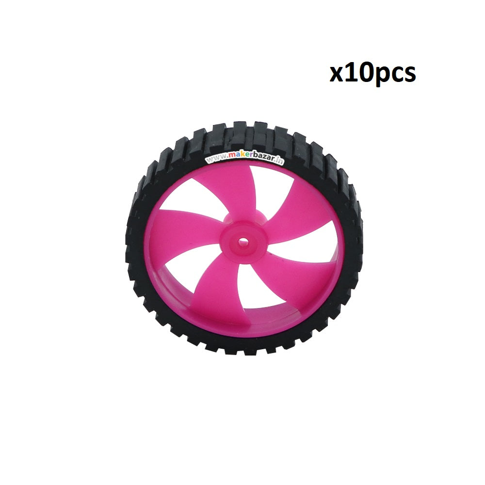 Robotic DC Small BO Wheels 4.5cm x 1.2cm