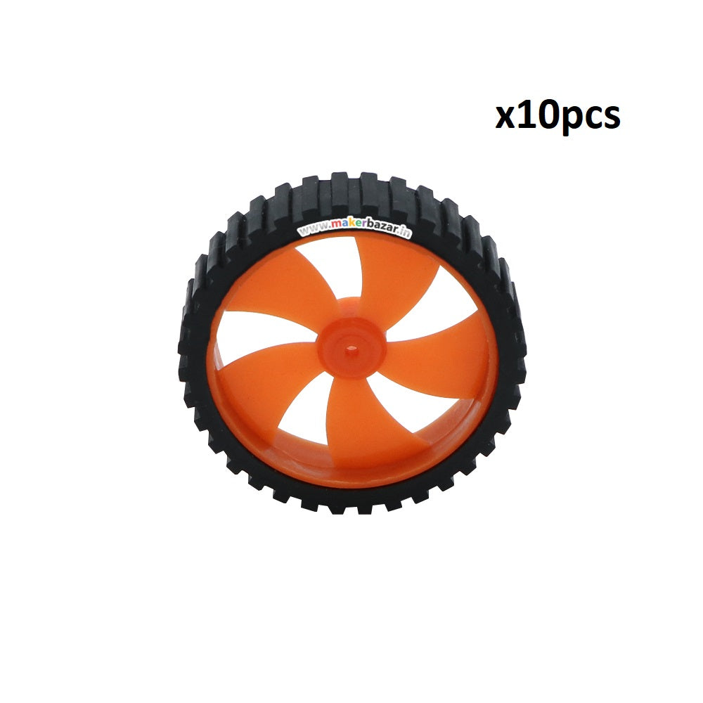 Robotic DC Small BO Wheels 4.5cm x 1.2cm