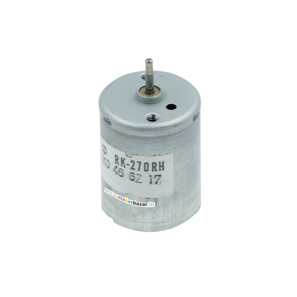34x24mm Sealed High Speed & Low Torque Round DC Motor - 6V