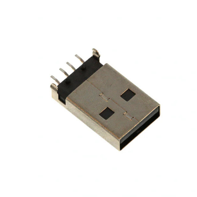 USB-A 2.0 Male Plug Connector SMD SMT Jack (Mount-Type)