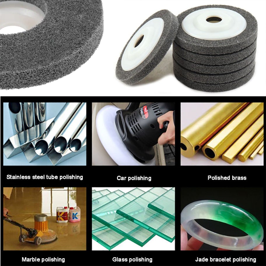 100mm Nylon Fiber Polishing Wheel Grinding Disc For Angle Grinder