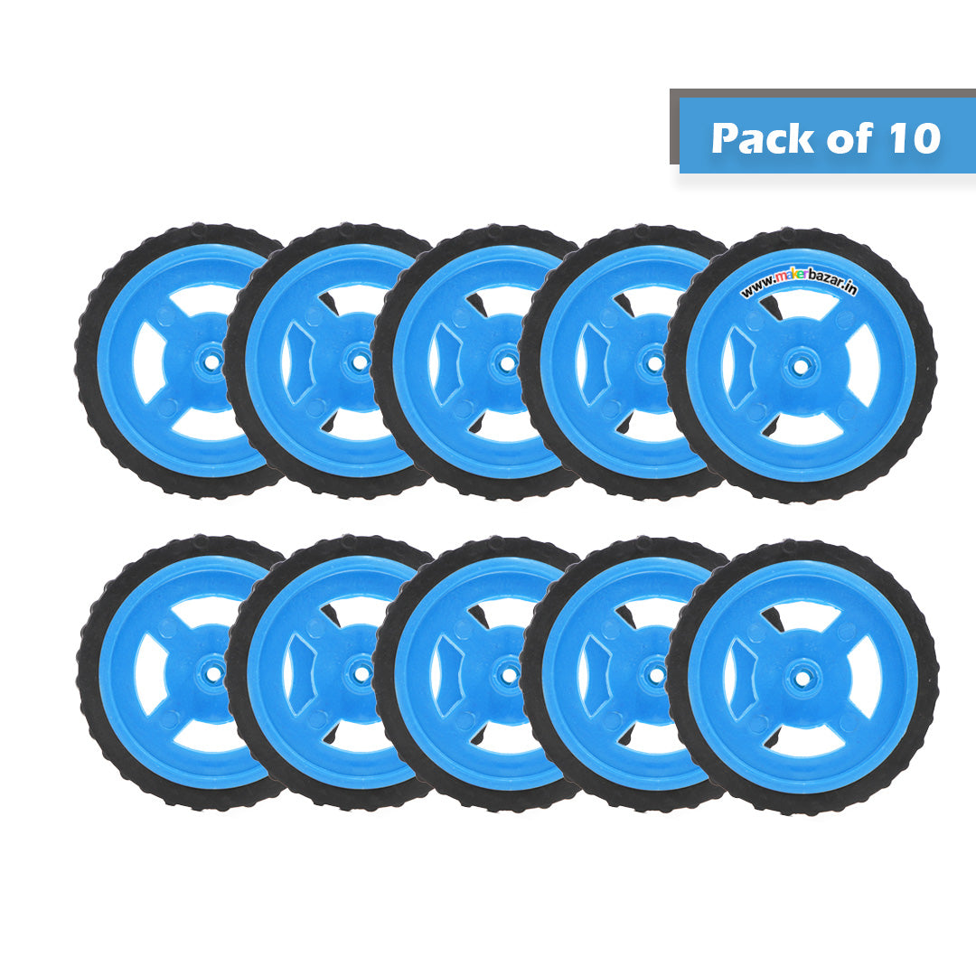 BO Gear Motor Robot Wheels 7cm x 1cm