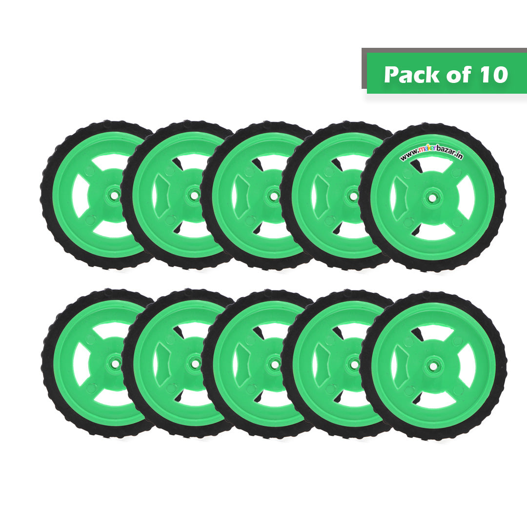 BO Gear Motor Robot Wheels 7cm x 1cm