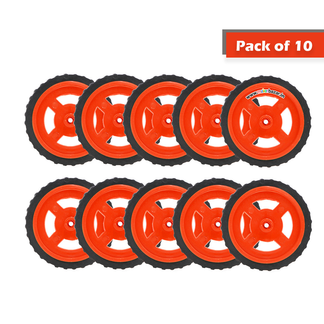 BO Gear Motor Robot Wheels 7cm x 1cm