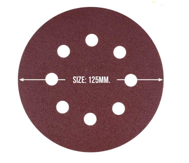 Generic: 5in/125mm Velcro Sanding Abrasive Disc for Grinder Machine