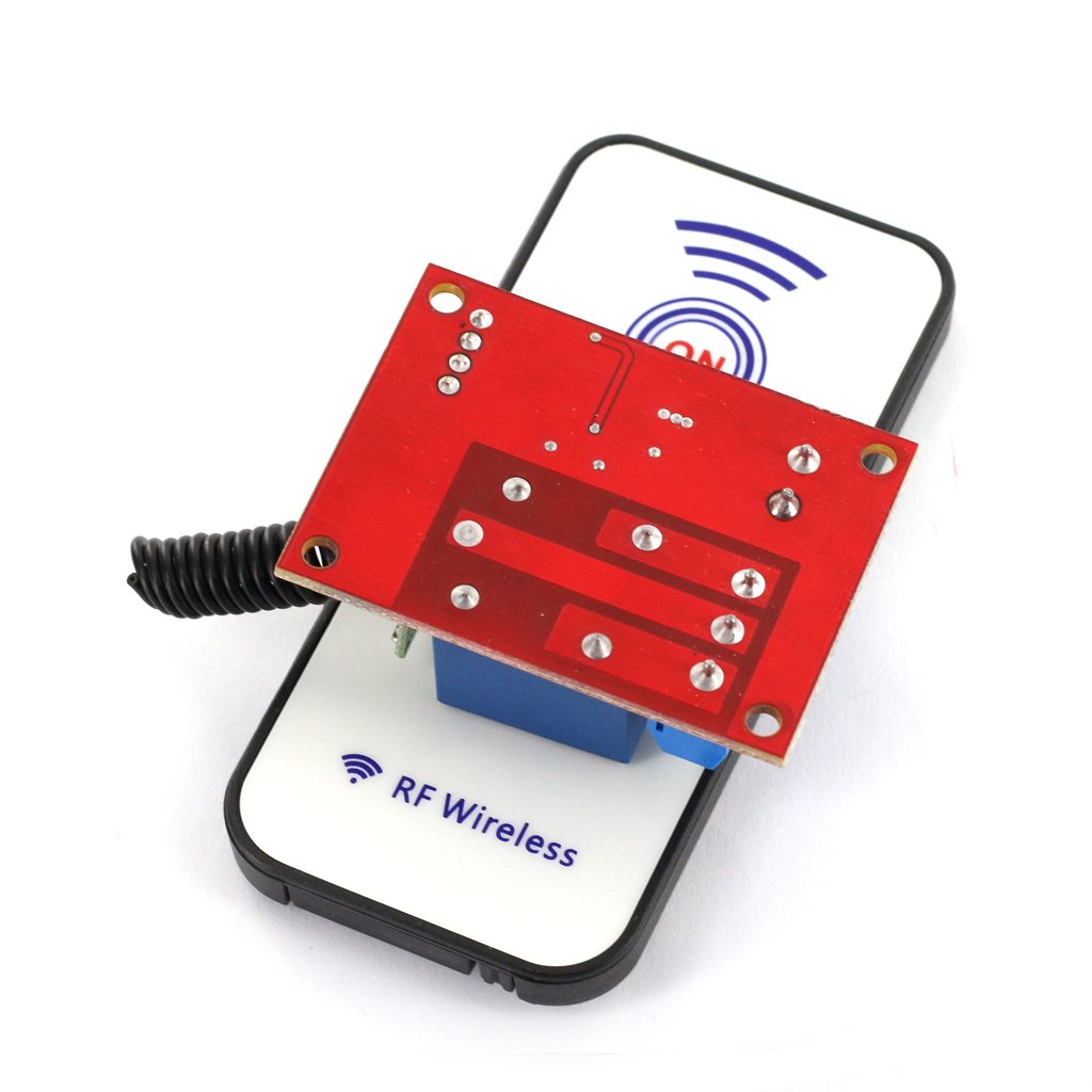 DC 12V 1 Channel RF Wireless Relay Module with Remote Control
