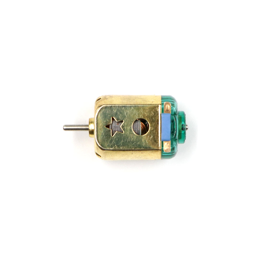 Golden DC Toy Motor - Small Single Shaft High RPM 3V Max (38 x 20 x 15mm)