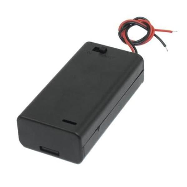 18650 Battery Holders with Cover and On/Off Switch