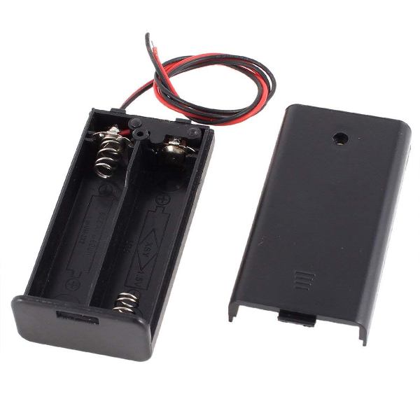 18650 Battery Holders with Cover and On/Off Switch