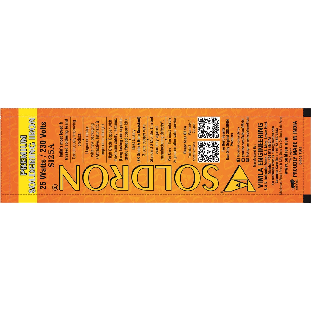 Soldron: 230v Single-Wattage Premium Soldering Iron