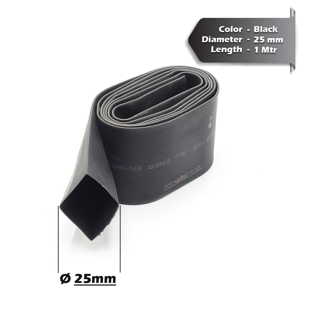 Black Heat Shrink Sleeve Tube For Wire Protection
