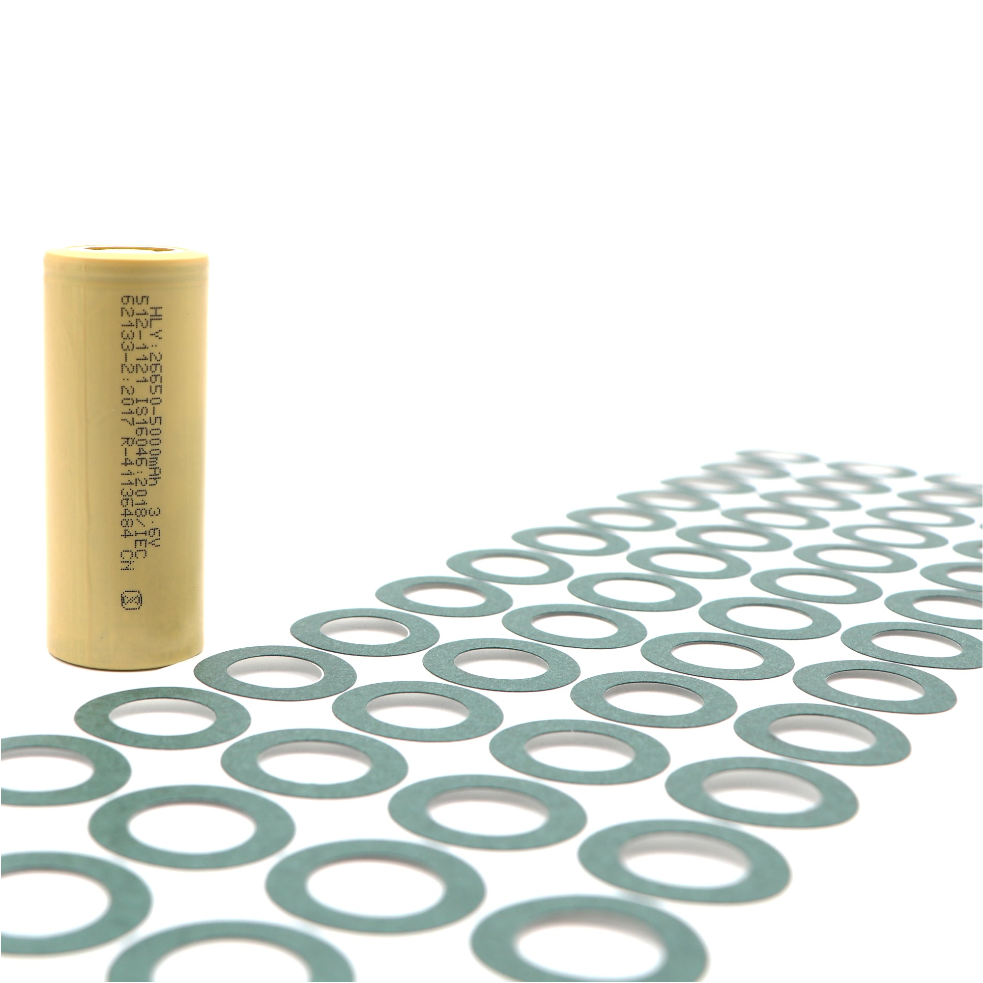 26700/26650 1S Battery Electrical Insulator Insulation Ring Adhesive For Positive Terminal
