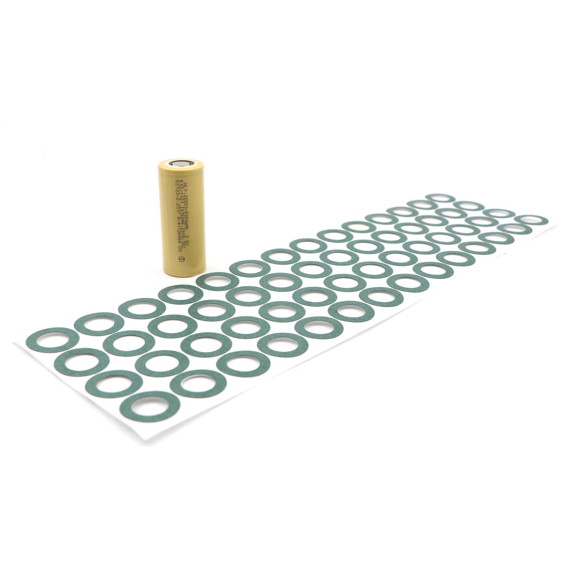 26700/26650 1S Battery Electrical Insulator Insulation Ring Adhesive For Positive Terminal