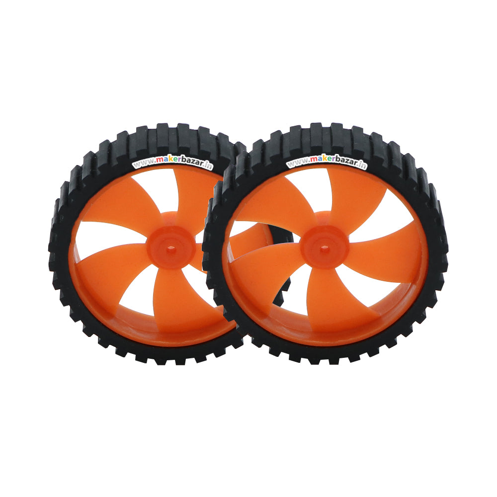 Robotic DC Small BO Wheels 4.5cm x 1.2cm