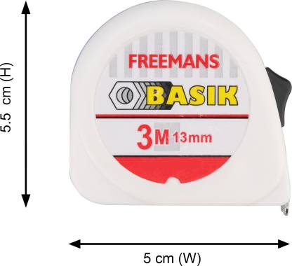 Freemans: Basik BKC313 3mX13mm Steel Measuring Tape