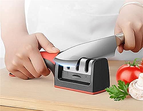 Manual Knife Sharpener 3 Stage Sharpening Tool for Ceramic Knife and Steel Knives