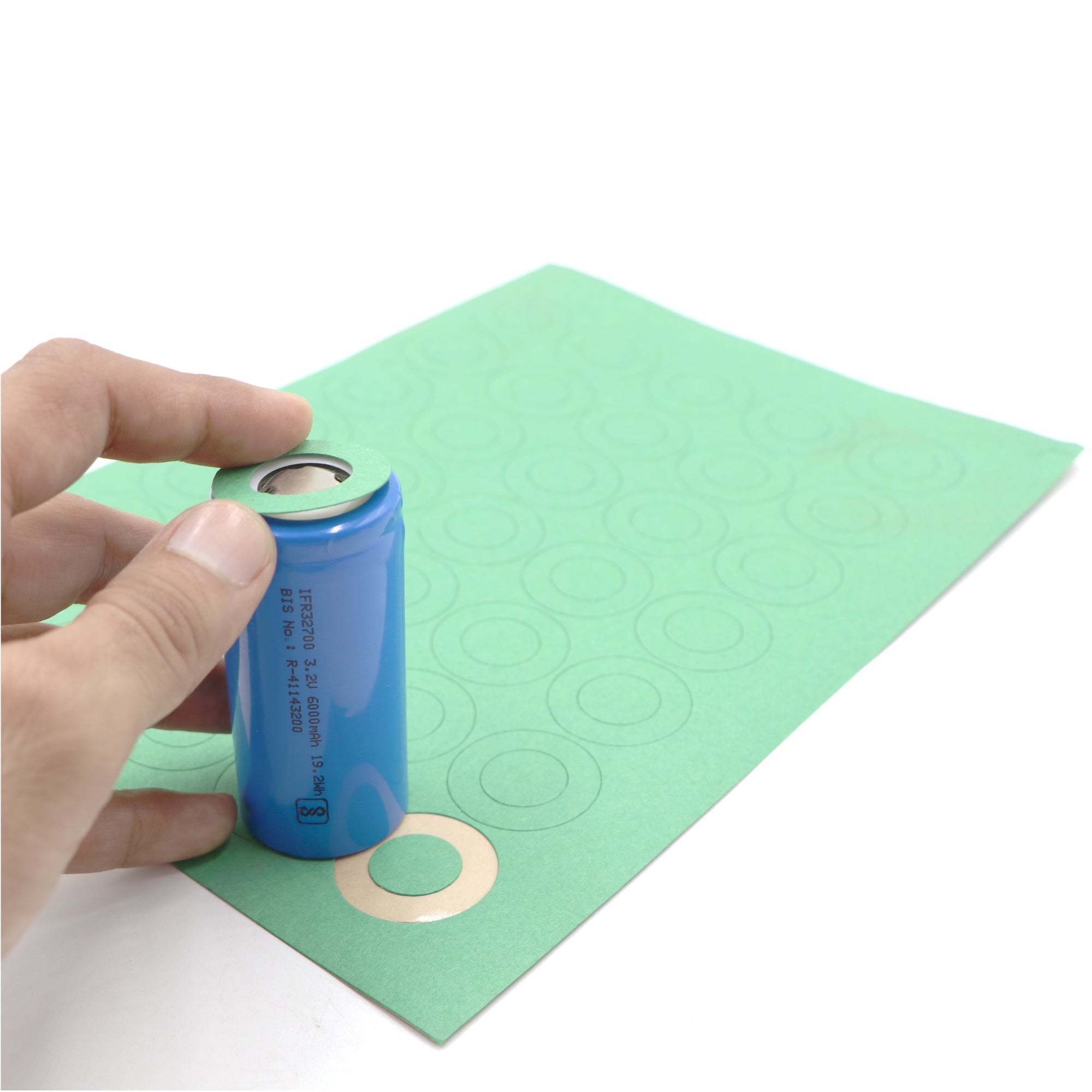 32700/32650 1S Battery Electrical Insulator Insulation Ring Adhesive For Positive Side- Indian