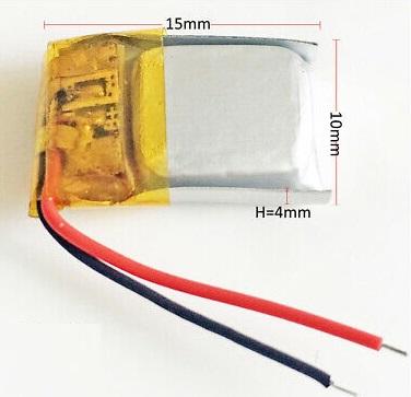 Generic: 3.7V 40mah Lipo Battery - Single Cell Lithium Polymer Battery