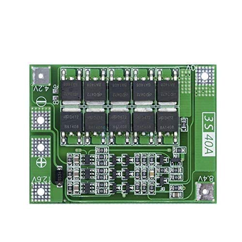 12.6V BMS 3S 40A 18650 Lithium Battery Protection Board