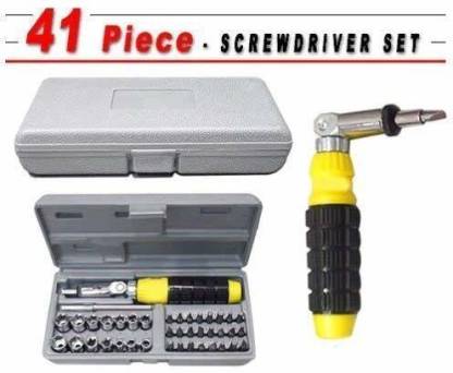 41 in 1 Ratchet Screwdriver & Socket Set Toolkit
