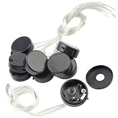 CR2032 CR2025 2XCoin Cell Battery Round Holder with Toggle Switch & Wire