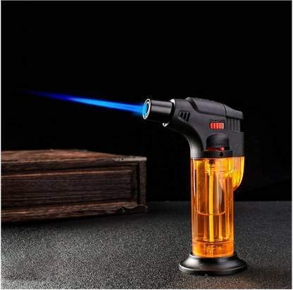 Windproof Refillable Butane Jet Torch Flame Gas Lighter Tool