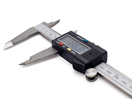 Generic: Digital Vernier Caliper Aluminium Body 150mm/6Inch with Rectangular Case
