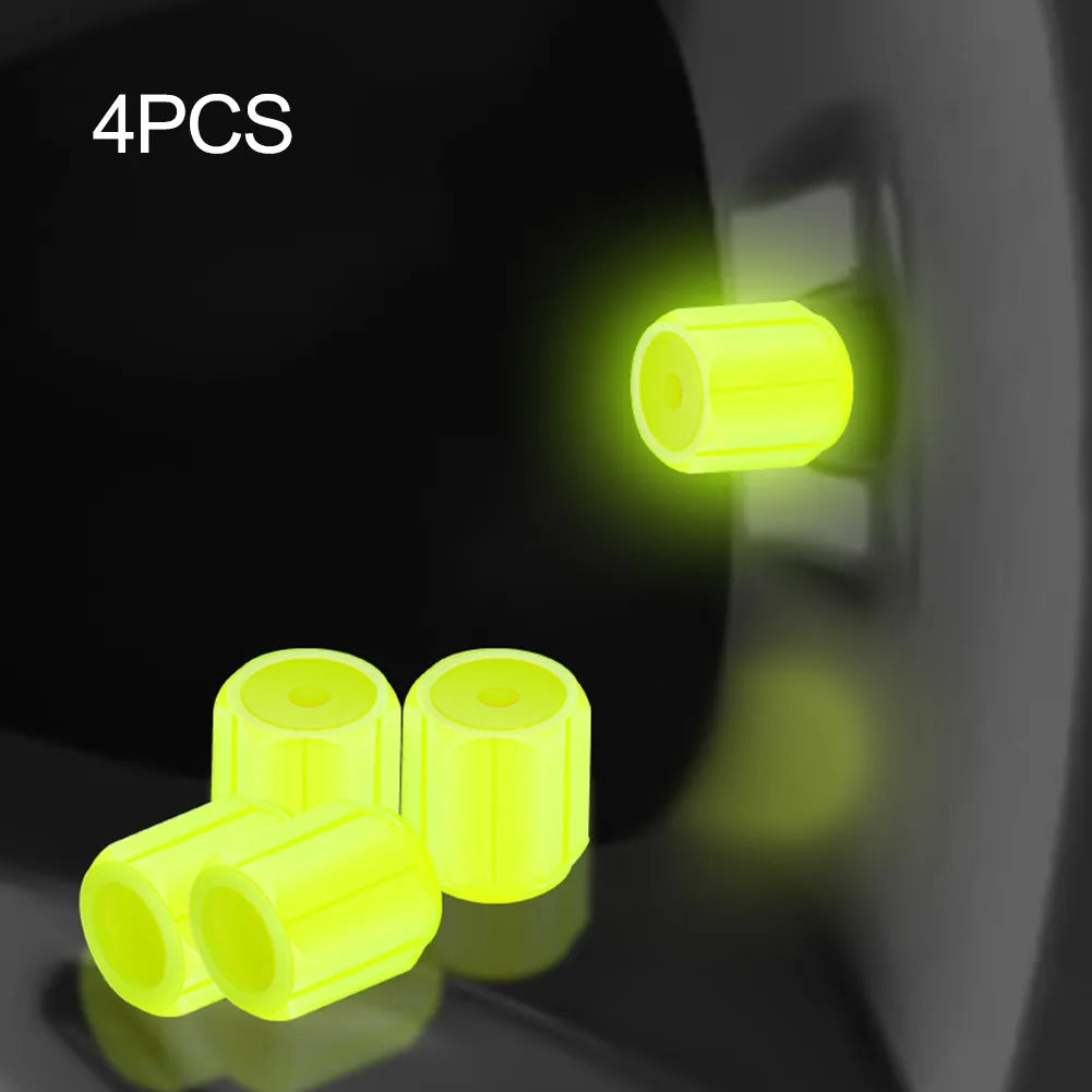 4pcs Universal Tyre Air Valve Cap for Cars/ Bike