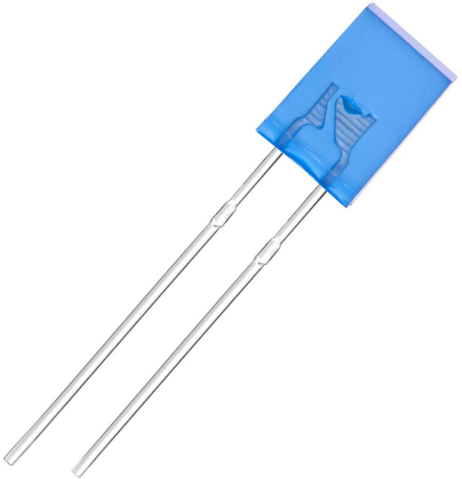 DIP LED 2x5x7mm Square Diffused Type