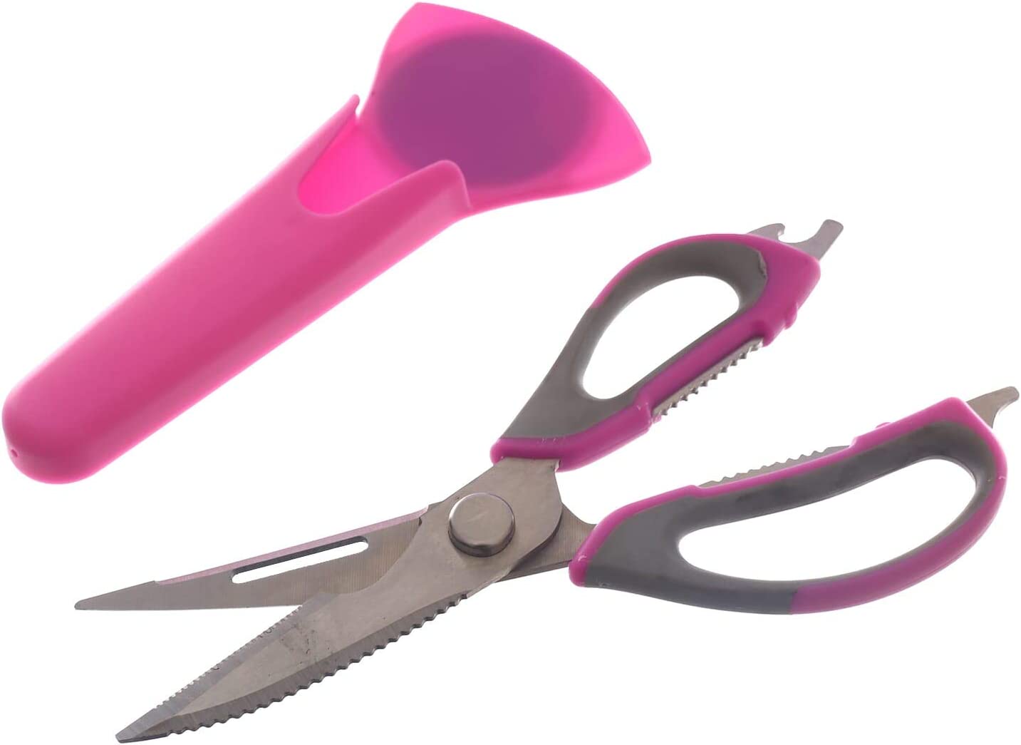 8 in 1 Stainless Steel Scissor With Plastic Handle And Cover