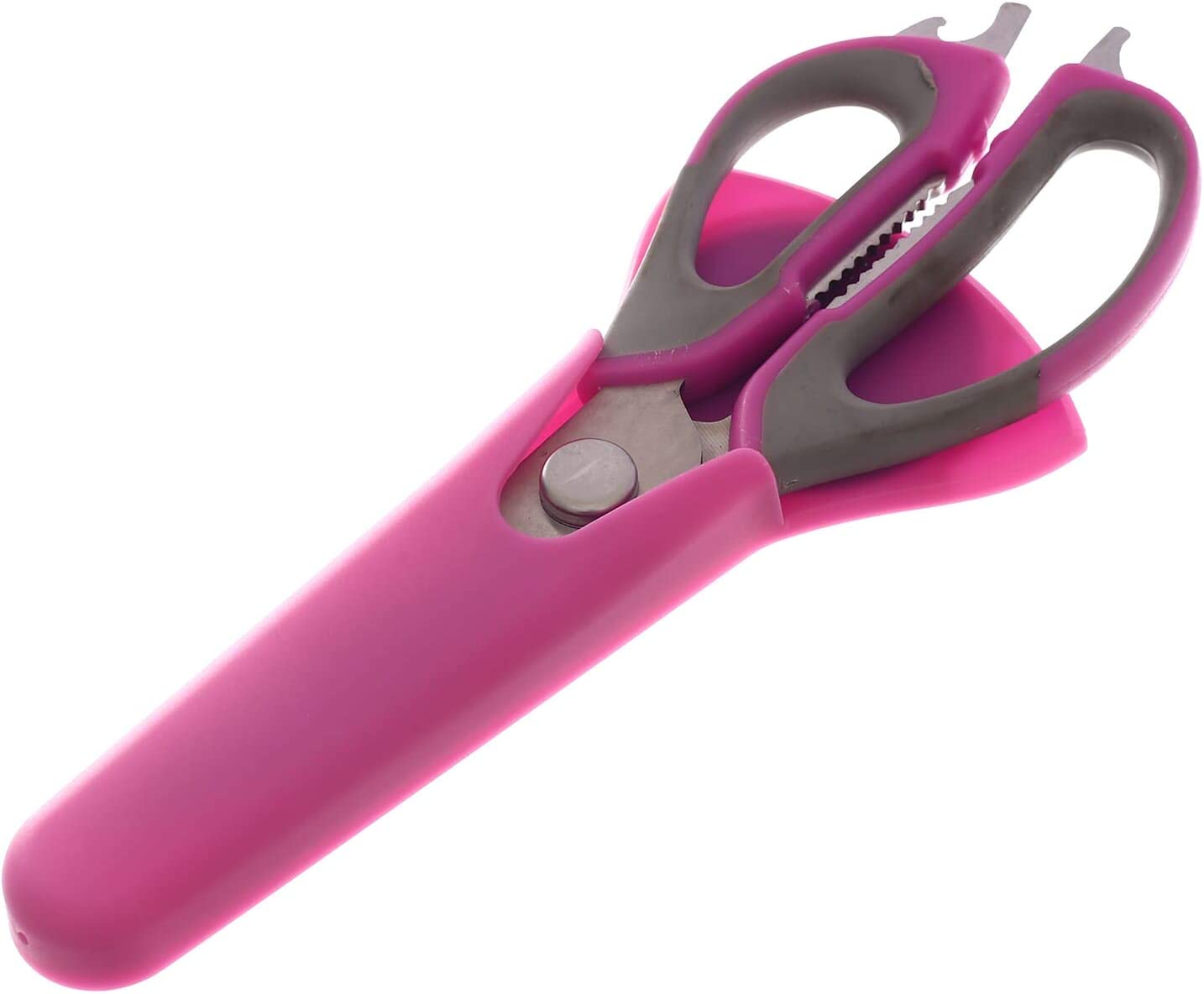 8 in 1 Stainless Steel Scissor With Plastic Handle And Cover
