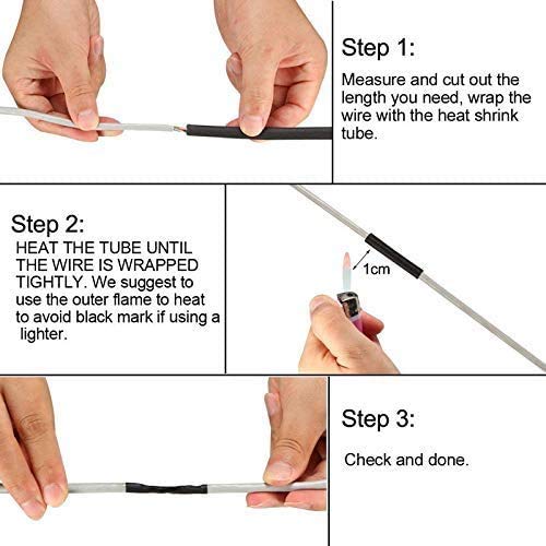 Red Heat Shrink Sleeve Tube For Wire Protection